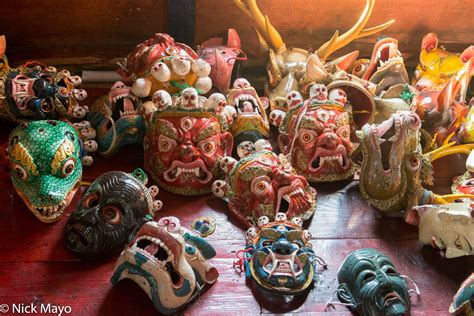 Cham Dance Masks | Trashigang, East, Bhutan (2015) | Nick Mayo Photography