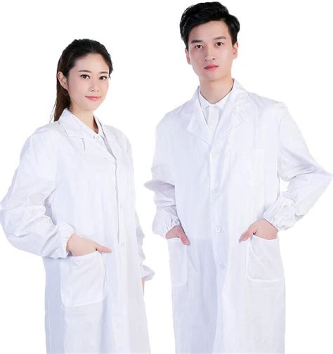 Unisex White Medical Lab Coats