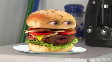 Annoying Orange - Monster Burger! Reversed - YouTube