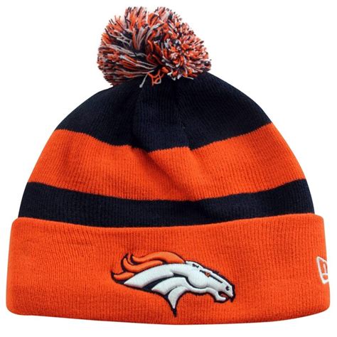 New Era Denver Broncos Youth Cuffed Knit Hat - Orange/Navy Blue ...