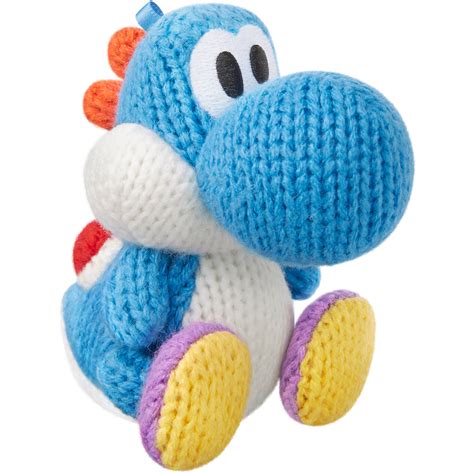 Nintendo Light Blue Yarn Yoshi amiibo Figure NVLCYAAC B&H Photo