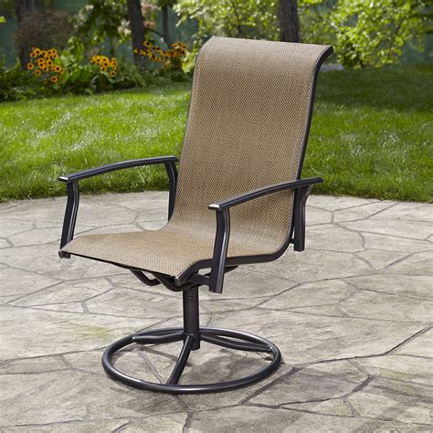 Essential Garden Fulton Single Swivel Chair - Outdoor Living - Patio Furniture - Chairs & Recliners