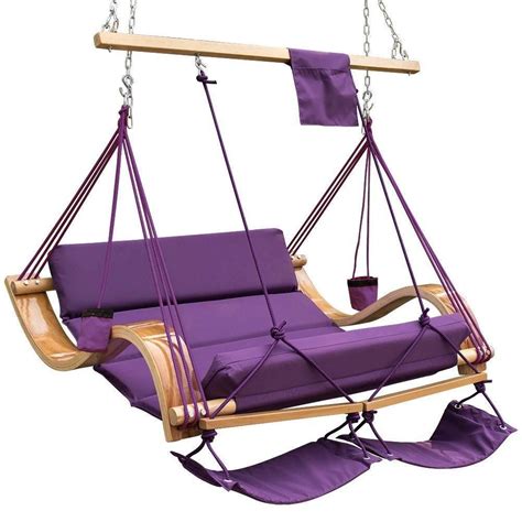 Two Person Deluxe Hanging Hammock Lounger #HammockChair | Hanging ...