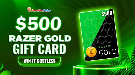 Free $500 Razer Gold Gift Card | GetFreebiesToday.com