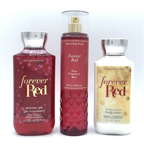Bath & Body Works Forever Red Fine Mist, Shower Gel, and Body Lotion 3-Piece Bundle - Walmart.com