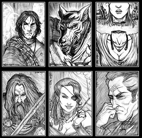 Ravenloft portraits 1 by Everwho on DeviantArt