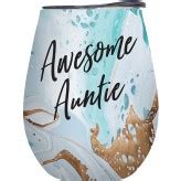 Perfect gift to your Awesome Auntie - Wine Tumbler