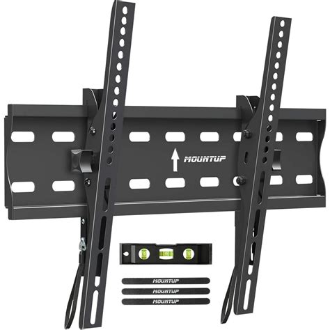 Tilting TV Wall Mount Bracket for 26-55 Inch Flat Screen TVs/Curved TVs ...