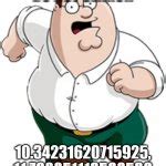 Peter Griffin Running Blank Template - Imgflip