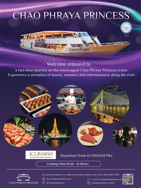 Chao Phraya River Cruise Menu