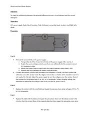 7 Ohmic and non ohmic devices - Ohmic and Non Ohmic Devices Objective: To study the relationship ...