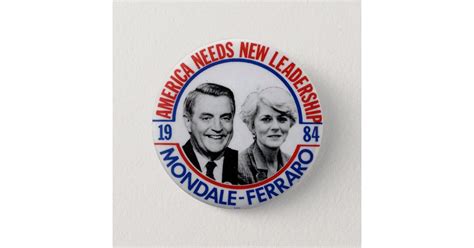 Mondale-Ferraro jugate - Button | Zazzle