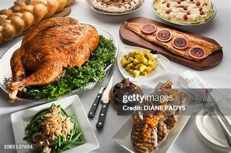 Thanksgiving Buffet High-Res Stock Photo - Getty Images