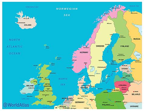 Norwegian Sea On Europe Map - Lake Okeechobee Fishing Map