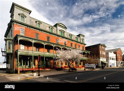 View of the Historic Union Hotel in Flemington, Hunterdon County, New Stock Photo, Royalty Free ...