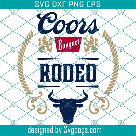 Unofficial Coors Banquet Rodeo Beer Logo, Coors Light Can T-shirt ...