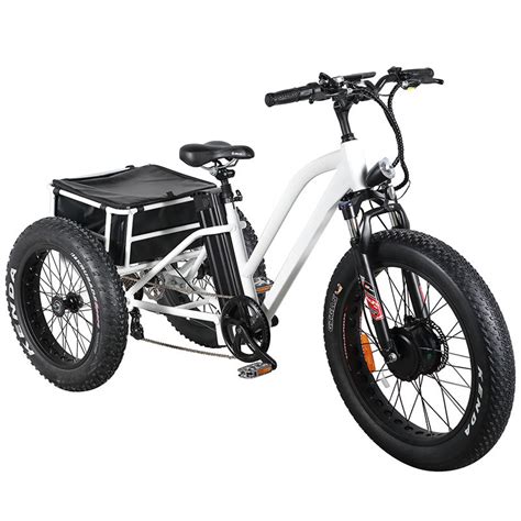 En15194 24 Inch Fat Tire Adult Electric Tricycle - Three Wheel Electric ...