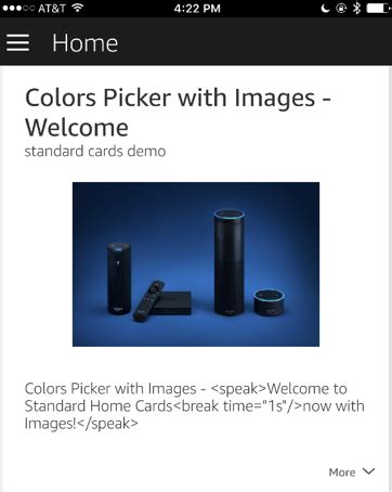 Tips for Using Cards with Your Alexa Skill : Alexa Blogs