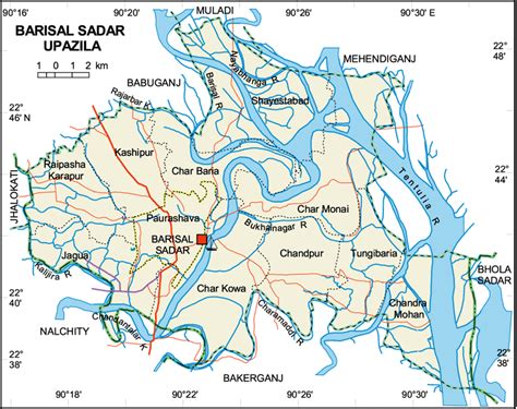 Bangladesh Map Barisal