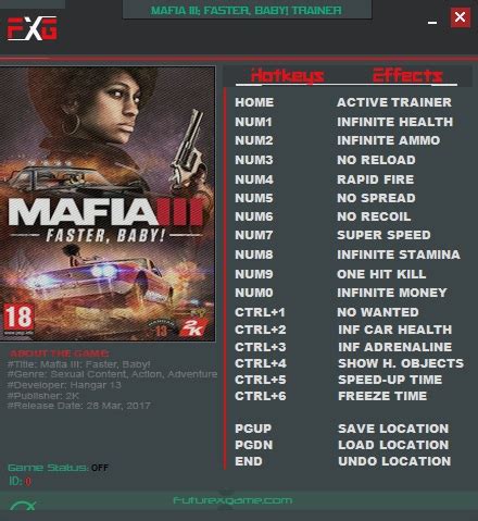 Mafia III - PC Game Trainers Download - Black View Trainers