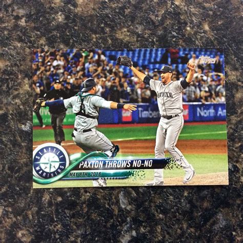 2018 Topps Update US5 James Paxton No Hitter Seattle Mariners | eBay