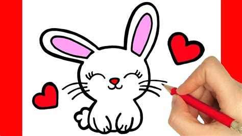 HOW TO DRAW A CUTE BUNNY EASY STEP BY STEP - KAWAII DRAWINGS