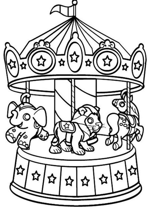 Free & Easy To Print Circus Coloring Pages - Tulamama