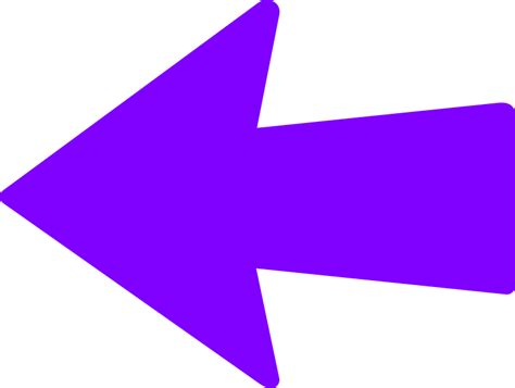 Purple Arrow - Openclipart