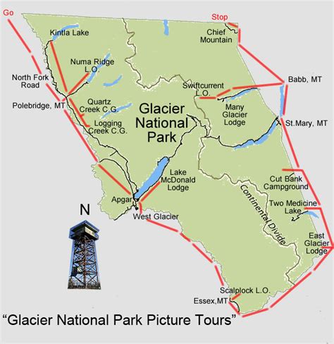 Glacier National Park Picture Tours