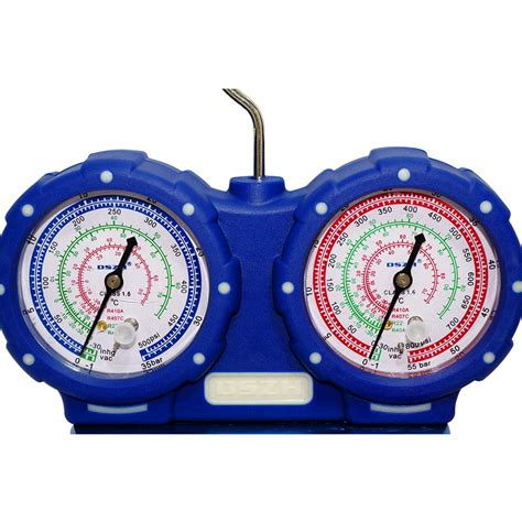 R410 Freon Gauges HAVC AC Manifold Gauge Set R410A R22 R404A R407C Refrigeration Tools With ...