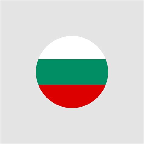 National Bulgaria flag, official colors and proportion correctly. Vector illustration. EPS10 ...