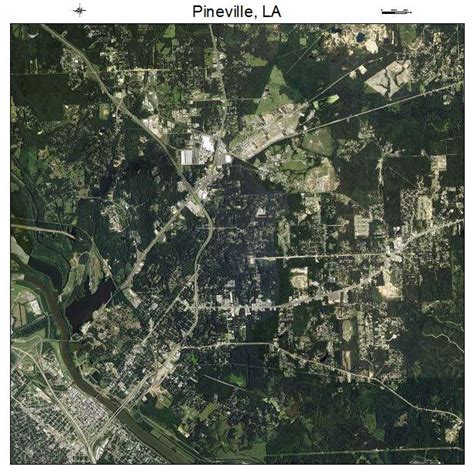 Aerial Photography Map of Pineville, LA Louisiana