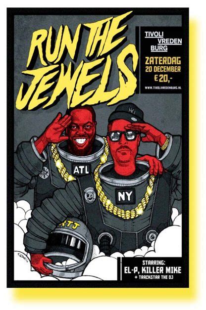 Run The Jewels Poster Concert Tivoli 11 x 17 inches USA SameDay ...