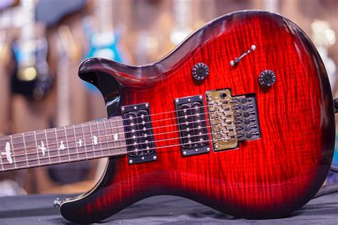 PRS SE Custom 24 Floyd Rose in fire red — HIENDGUITAR