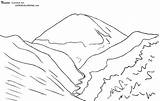 Hill Coloring Page Pages sketch template