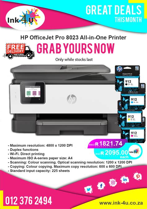 HP OfficeJet Pro 8023 All-in-One Printer