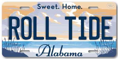 Authentic Antique and Classic Alabama US License Plates