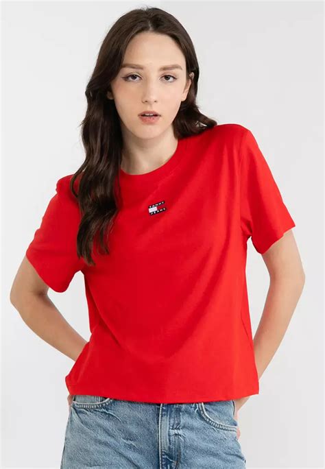 Buy Tommy Hilfiger Badge Tee - Tommy Jeans Online | ZALORA Malaysia