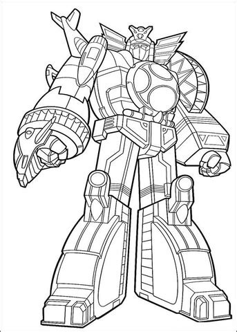 Power Rangers Megazord Coloring Pages