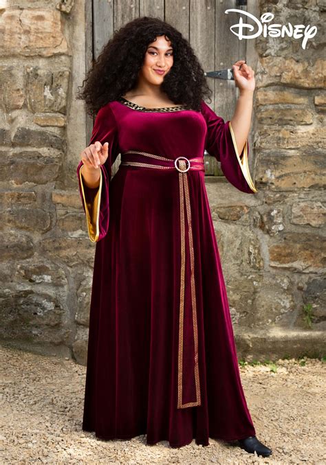 Plus Size Tangled Mother Gothel Costume for Women