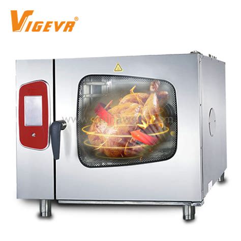 Hotel Restaurant Commercial Kitchen Equipment 10 Trays Industrial Electric Combi Steam Oven ...