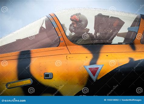 Pilot Cockpit Dassault Rafale Fighter Jet Plane Editorial Image ...