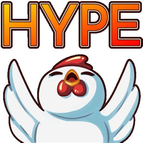 Hype Emote Sticker | Etsy