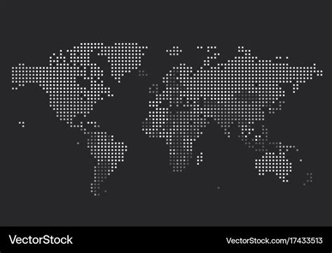 Dotted World Map Ai | Draw A Topographic Map