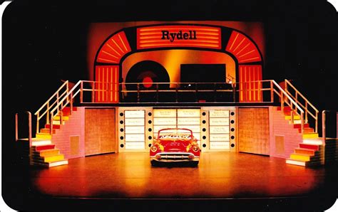 Theatre Stage, Theatre Set, Musical Theatre, Grease Broadway, Grease Musical, Stage Set Design ...