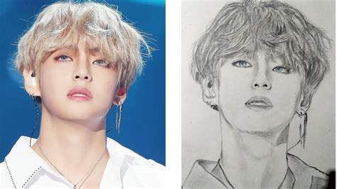 Easy Drawing Bts V Bts Drawings Kpop Drawings Drawings Images And | The Best Porn Website