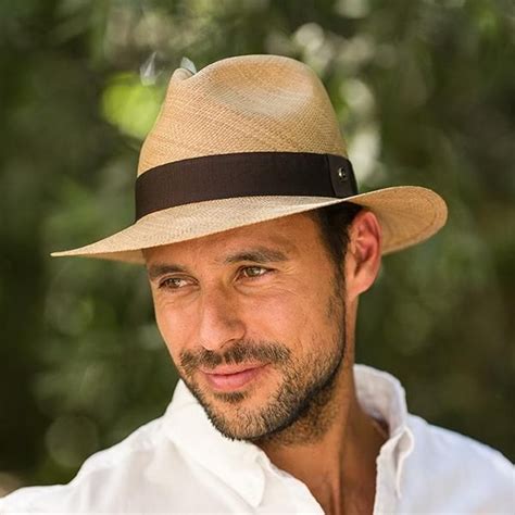 Austral Brown Straw Panama Hat - The Kai with Brown Ribbon Band | Mens hats fashion, Hats for ...