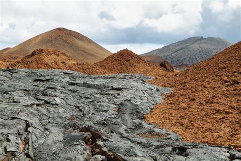 Volcanic Landscape of Santiago Island Stock Photo - Image of island, mountain: 41807456