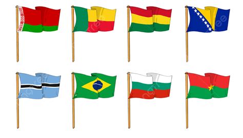 Letter B Handdrawn World Flags Isolated, Rivalry, Brazilian Flag, Colorful PNG Transparent Image ...