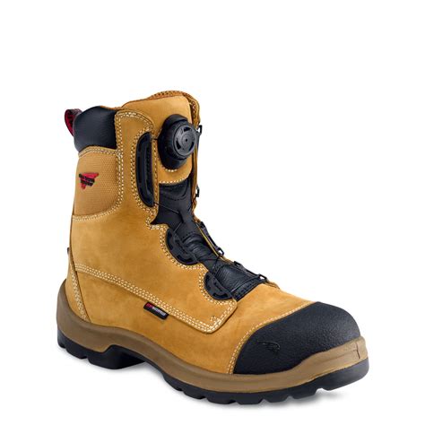 Red Wing 3262 Mens 8 Inch New Honey Waterproof Safety Boot Nubuk BOA ...